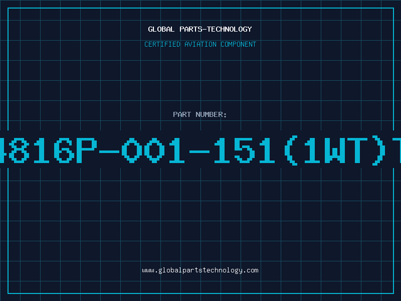 Aviation Part 4816P-001-151(1WT)T