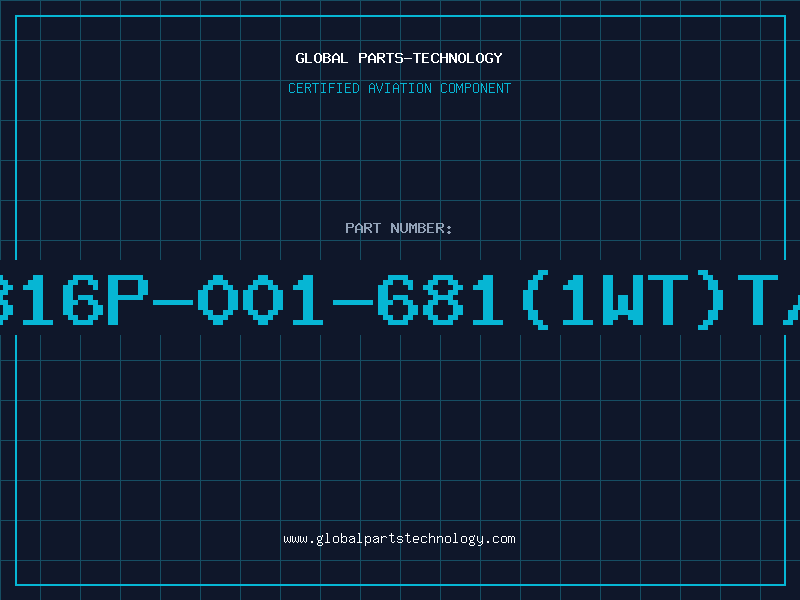 Aviation Part 4816P-001-681(1WT)T/R