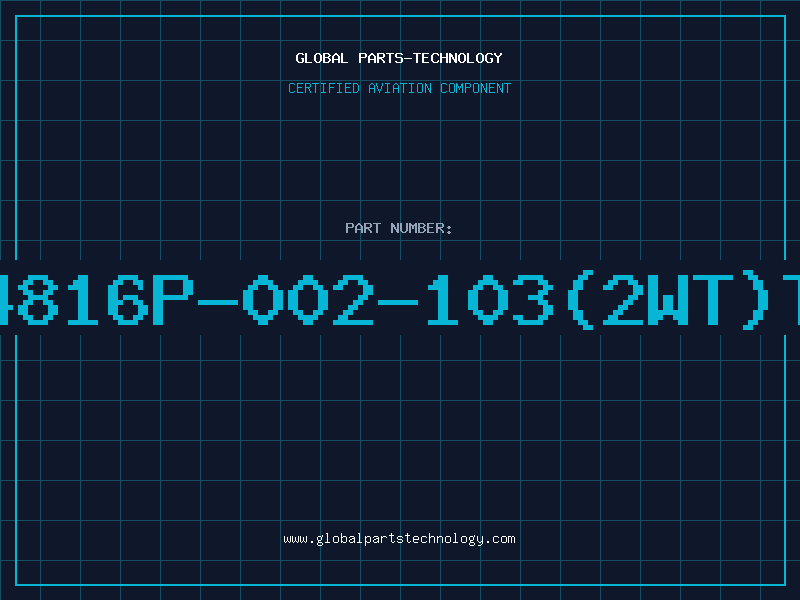 Aviation Part 4816P-002-103(2WT)T