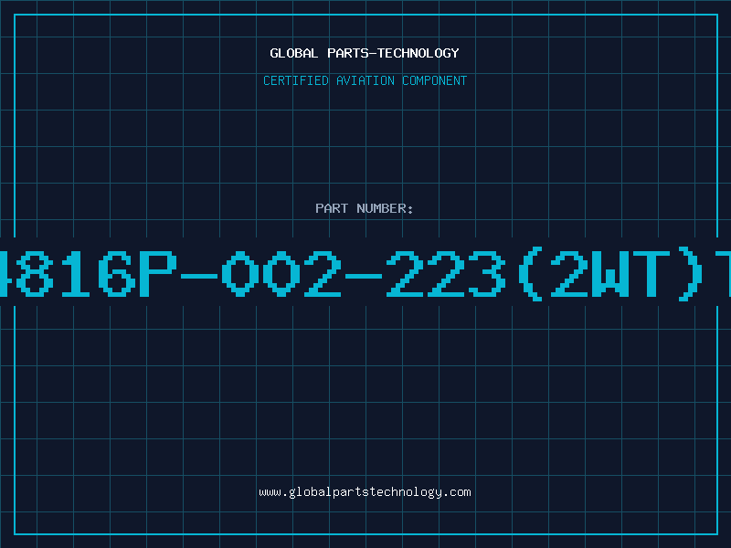 Aviation Part 4816P-002-223(2WT)T
