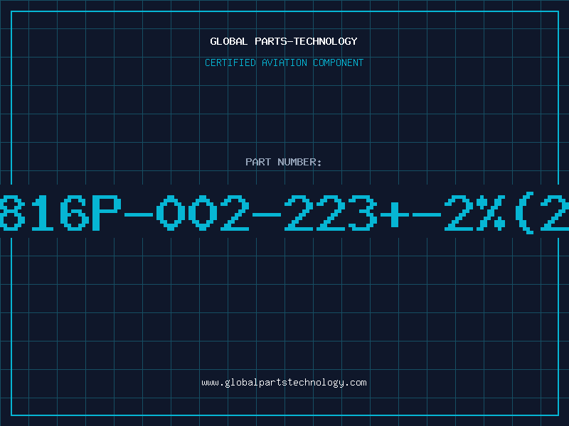 Aviation Part 4816P-002-223+-2%(2k