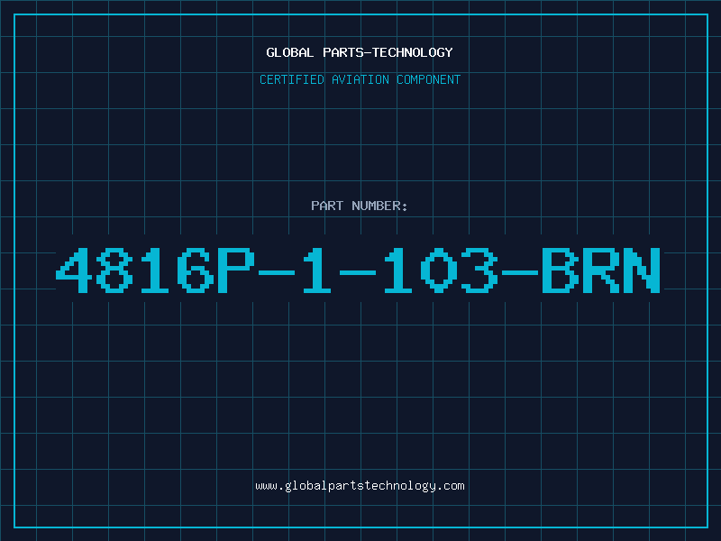 Aviation Part 4816P-1-103-BRN