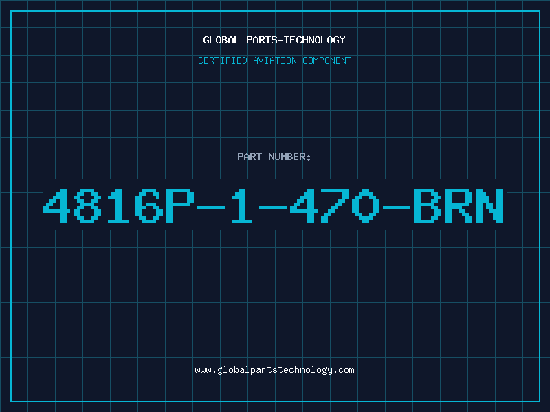 Aviation Part 4816P-1-470-BRN