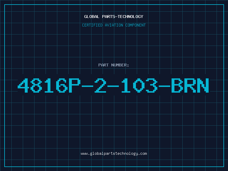 Aviation Part 4816P-2-103-BRN