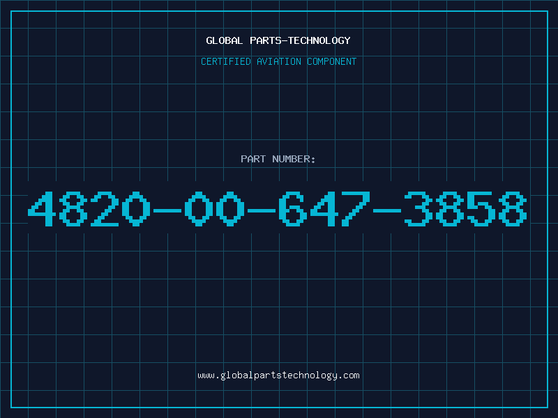 Aviation Part 4820-00-647-3858