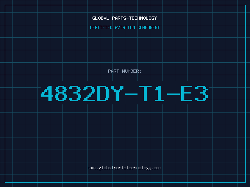 Aviation Part 4832DY-T1-E3