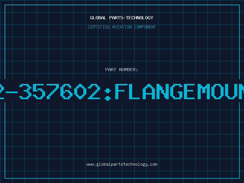 Aviation Part 4852-357602:FLANGEMOUNTJA