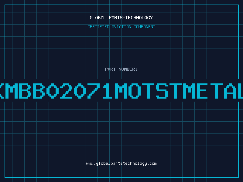 Aviation Part 487KMBB02071MOTSTMETALLFI