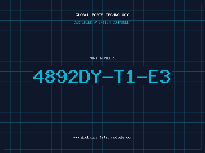 Aviation Part 4892DY-T1-E3