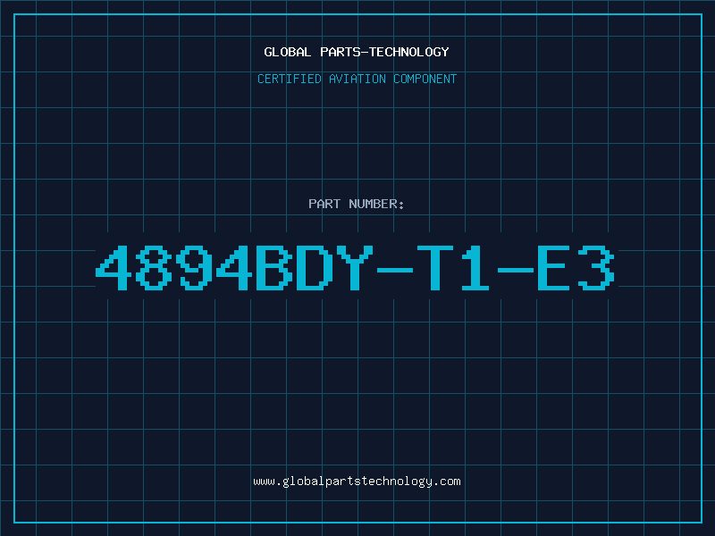 Aviation Part 4894BDY-T1-E3