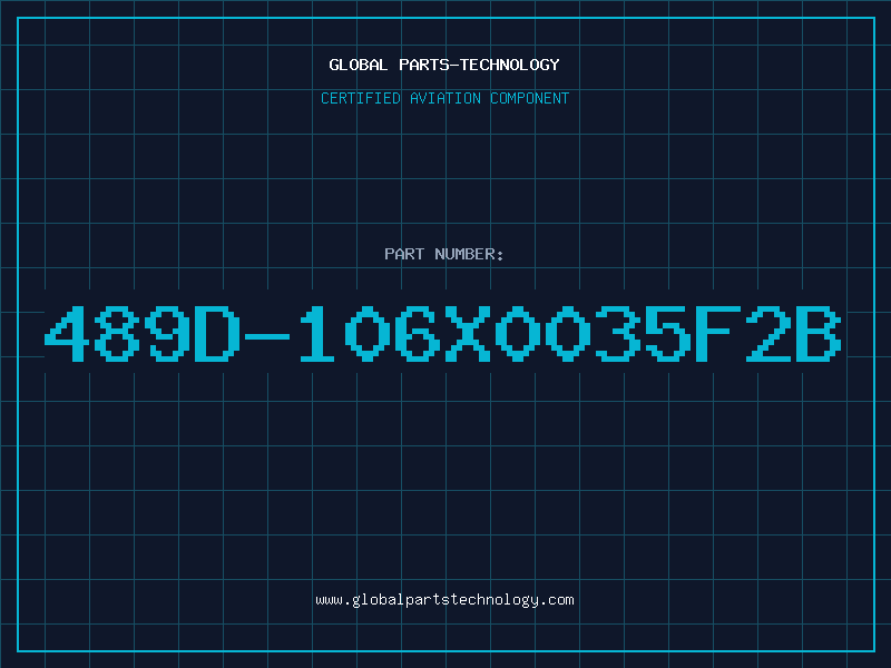 Aviation Part 489D-106X0035F2B