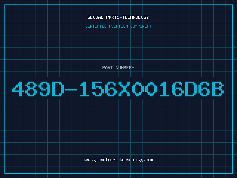 Aviation Part 489D-156X0016D6B