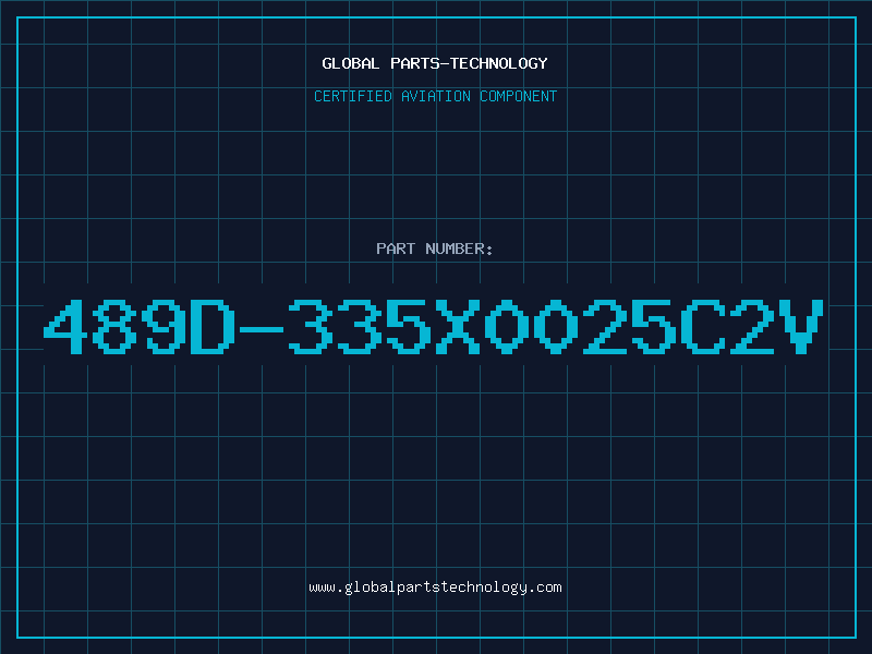 Aviation Part 489D-335X0025C2V