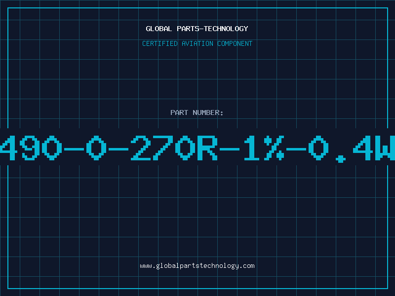 Aviation Part 490-0-270R-1%-0.4W