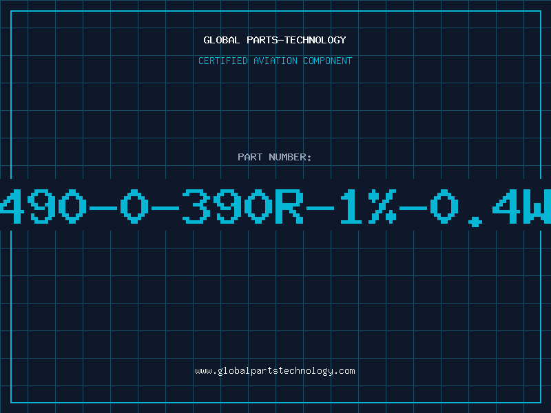 Aviation Part 490-0-390R-1%-0.4W