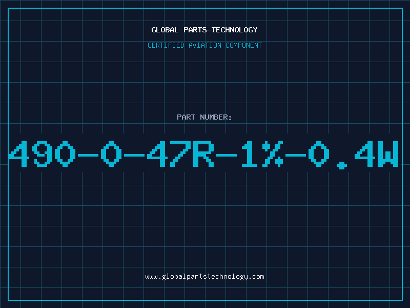 Aviation Part 490-0-47R-1%-0.4W