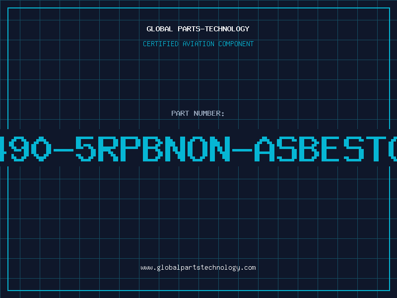 Aviation Part 490-5RPBNON-ASBESTO