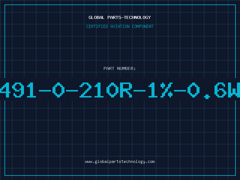 Aviation Part 491-0-210R-1%-0.6W