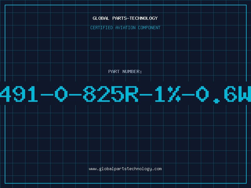 Aviation Part 491-0-825R-1%-0.6W