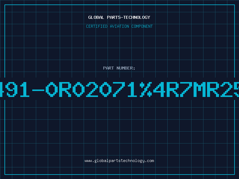 Aviation Part 491-0R02071%4R7MR25