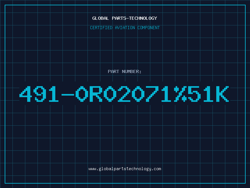 Aviation Part 491-0R02071%51K