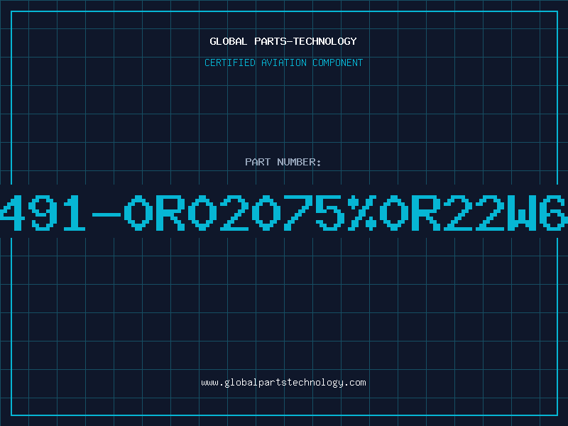 Aviation Part 491-0R02075%0R22W6