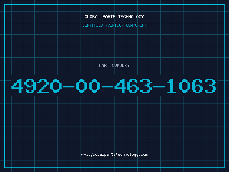 Aviation Part 4920-00-463-1063