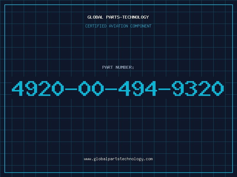 Aviation Part 4920-00-494-9320