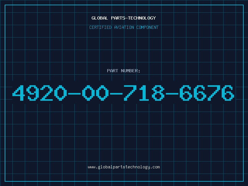 Aviation Part 4920-00-718-6676