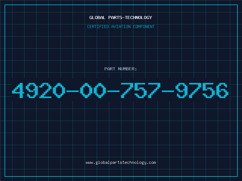 Aviation Part 4920-00-757-9756