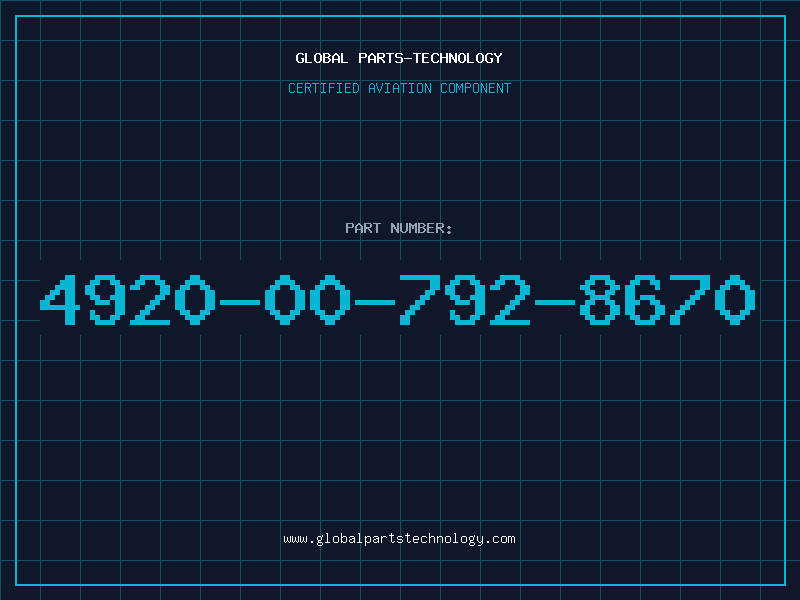 Aviation Part 4920-00-792-8670