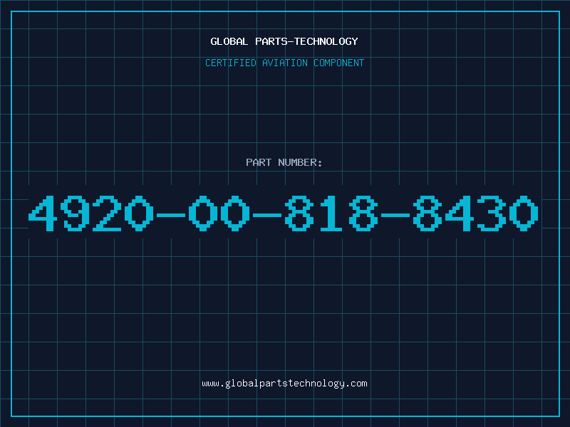 Aviation Part 4920-00-818-8430