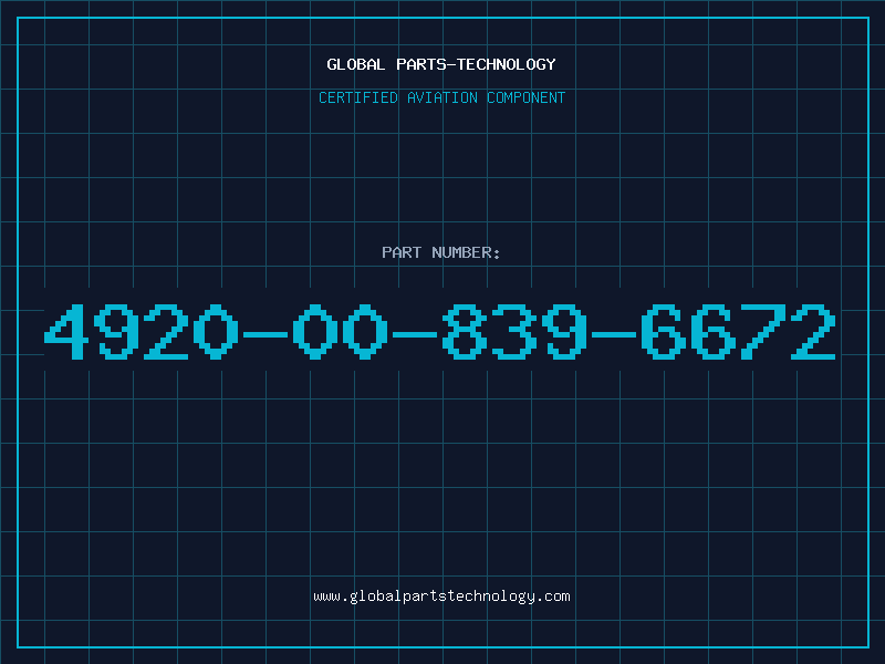 Aviation Part 4920-00-839-6672