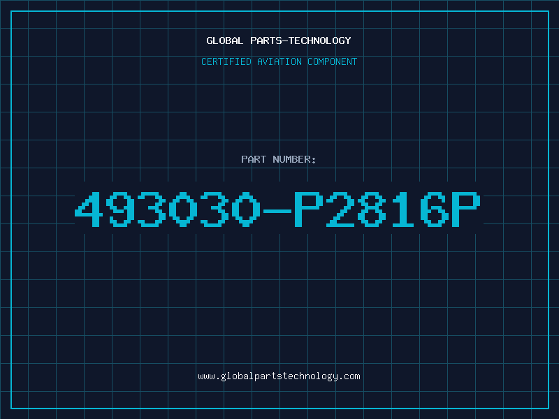 Aviation Part 493030-P2816P