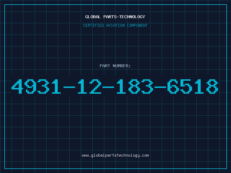 Aviation Part 4931-12-183-6518