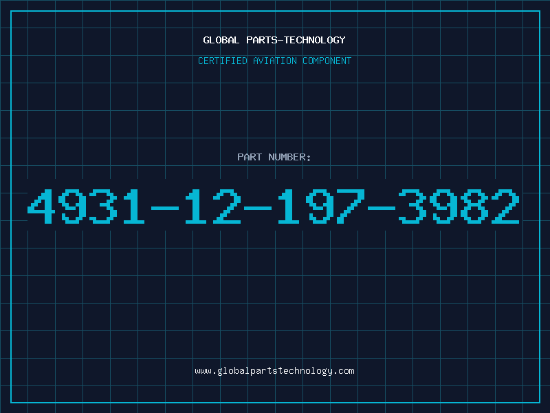 Aviation Part 4931-12-197-3982