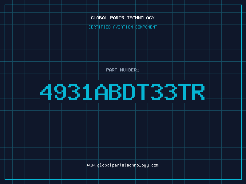 Aviation Part 4931ABDT33TR