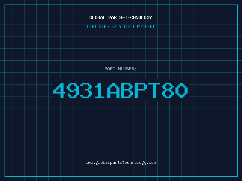Aviation Part 4931ABPT80