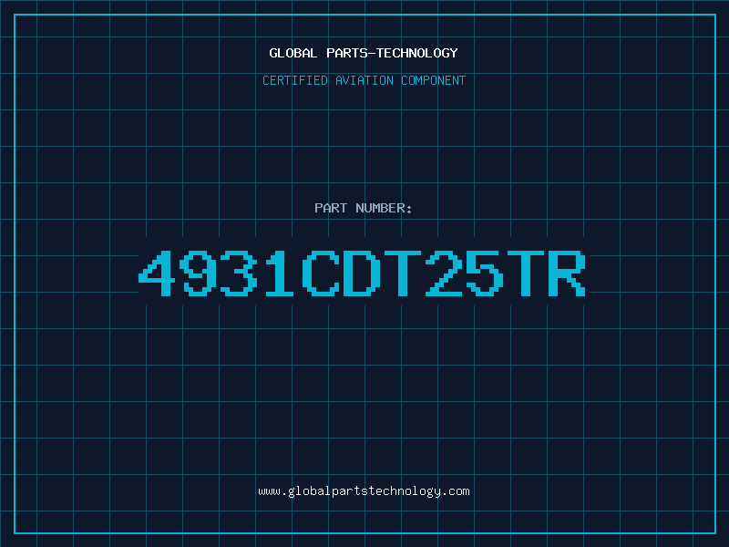 Aviation Part 4931CDT25TR