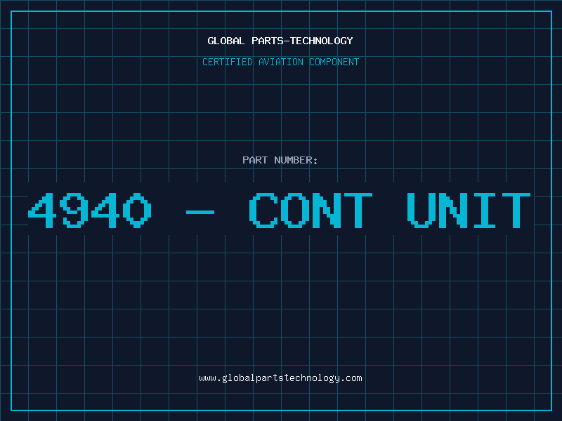 Aviation Part 4940 - CONT UNIT
