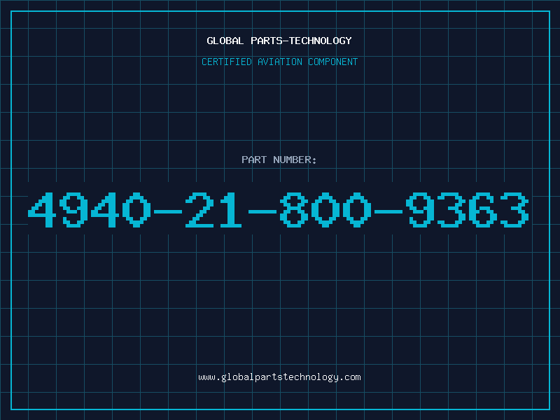 Aviation Part 4940-21-800-9363