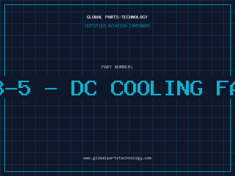 Aviation Part 4948003-5 - DC COOLING FAN ASSY
