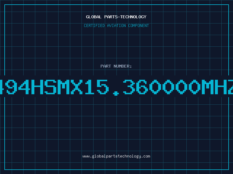 Aviation Part 494HSMX15.360000MHZ