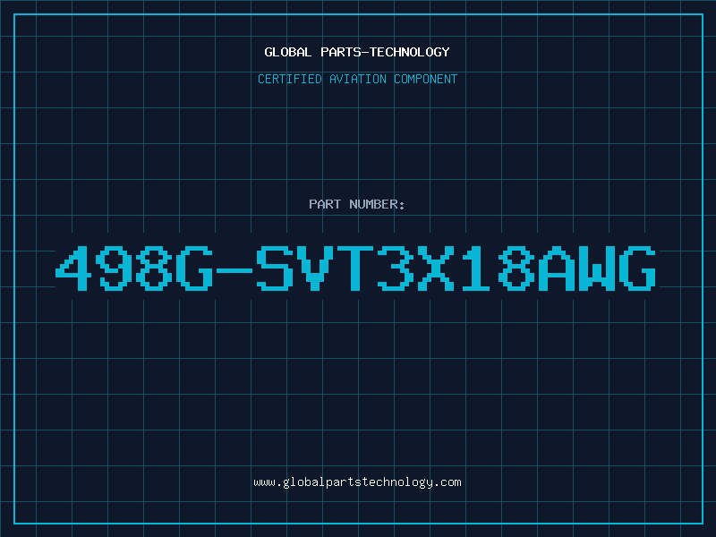 Aviation Part 498G-SVT3X18AWG