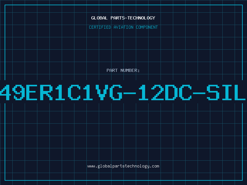 Aviation Part 49ER1C1VG-12DC-SIL