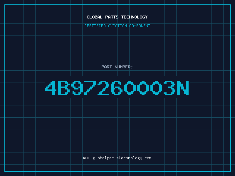 Aviation Part 4B97260003N