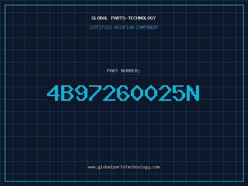 Aviation Part 4B97260025N