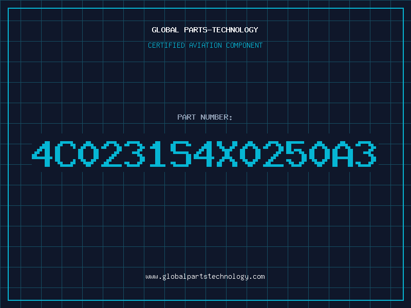 Aviation Part 4C0231S4X0250A3