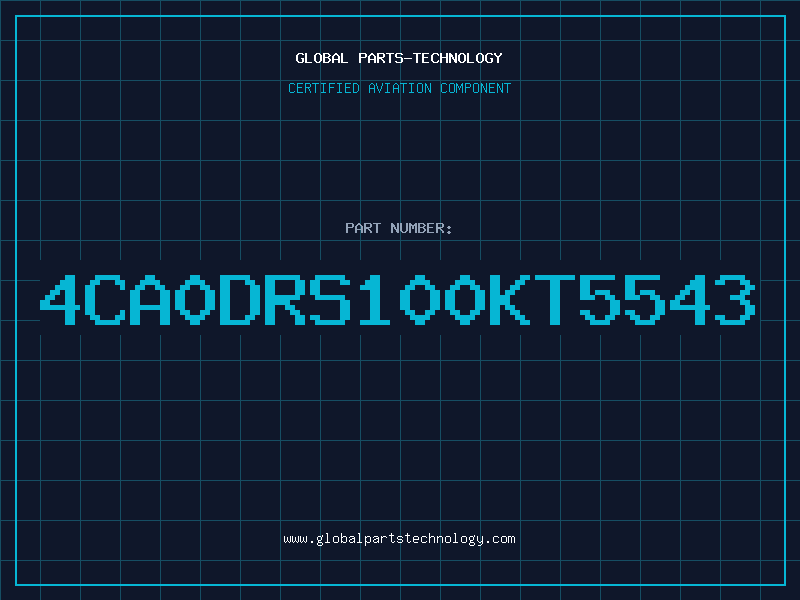 Aviation Part 4CA0DRS100KT5543
