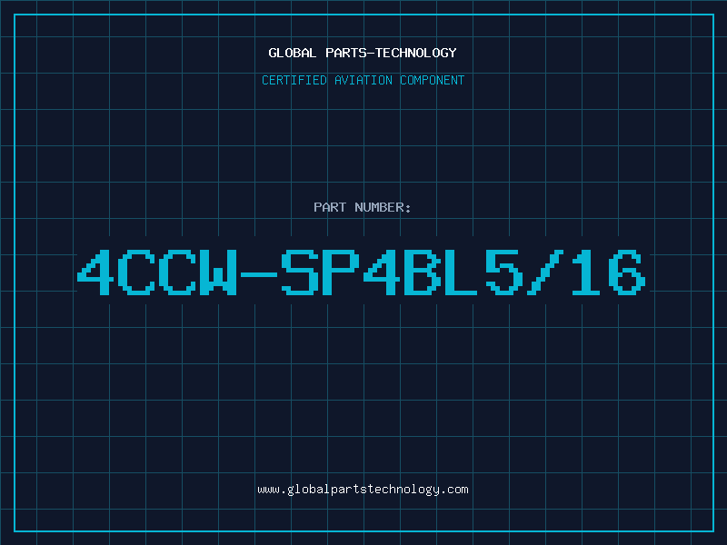 Aviation Part 4CCW-SP4BL5/16
